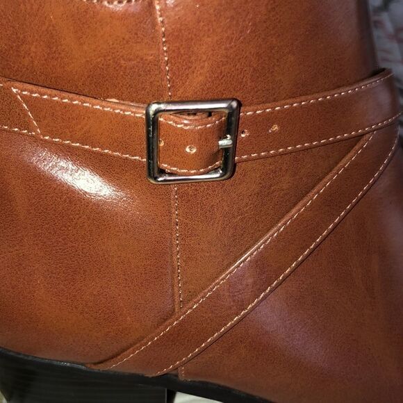 Karen Scott 8 Flynne Tan Brown Ankle Booties - Picture 9 of 9